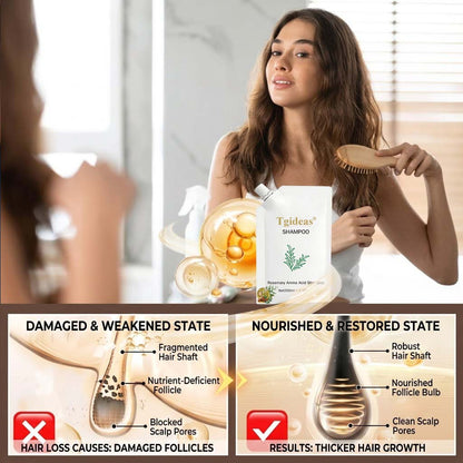 Rosemary Amino Acid Shampoo — Helps Reduce Visible Shedding and Breakage for Stronger, Fuller-Looking Hair