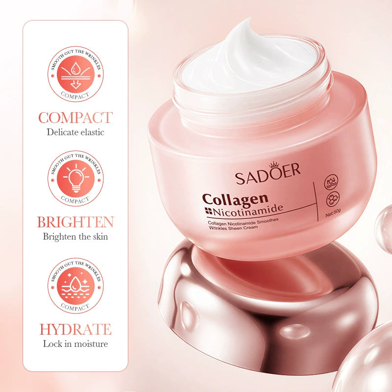 ✨LIMITED TIME ONLY: BUY 1 GET 1 FREE! | Korean Wrinkles Sheen Cream - Plumps and Hydrates Skin, Improves Fine Lines and Sagging