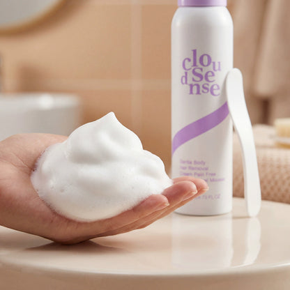 Painless Spray-On Hair Removal Mousse — Gentle on Sensitive Skin, Fast-Acting & Made for Men and Women