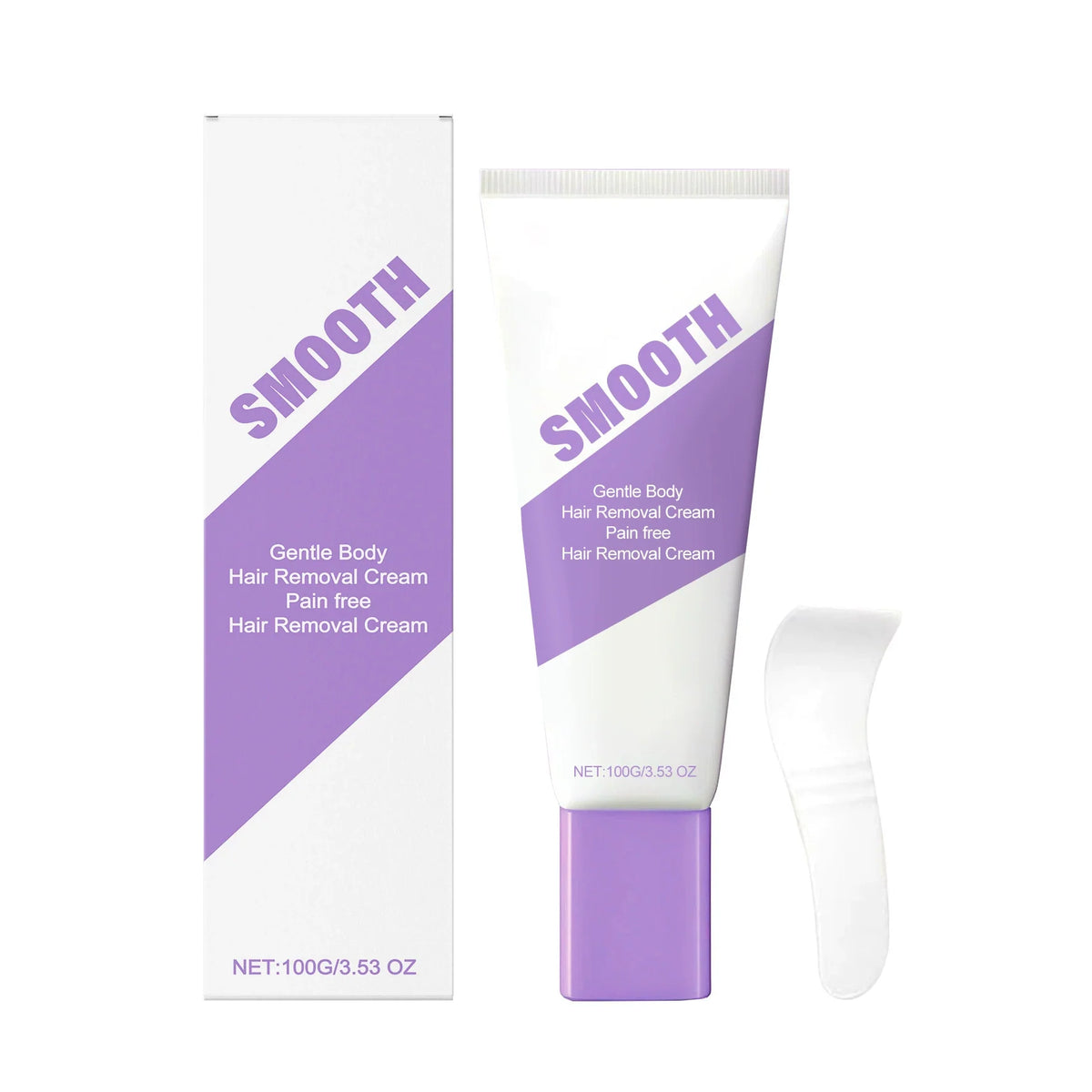 Painless Hair Removal Cream for Sensitive Skin — hypoallergenic, gentle, fast-acting, and suitable for both men and women.