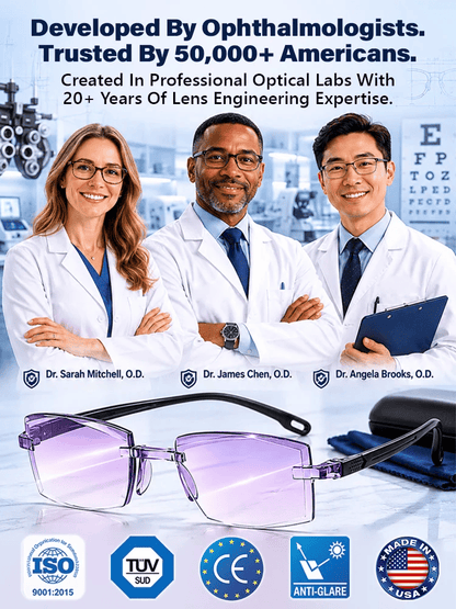 🔥Last Day BUY 1 GET 1 FREE EACH $9.49 ONLY🔥Smart Zoom Diamond-Cut Reading Glasses（2）
