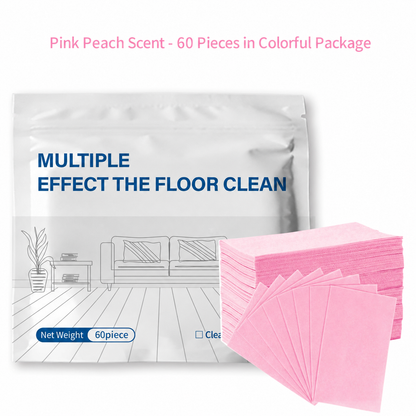 🧹 BUY 1 GET 1 FREE!✨ 60-Pieces Multi-Effect Floor Cleaning Sheets – Powerful Stain Removal & Fresh Scent 🌿