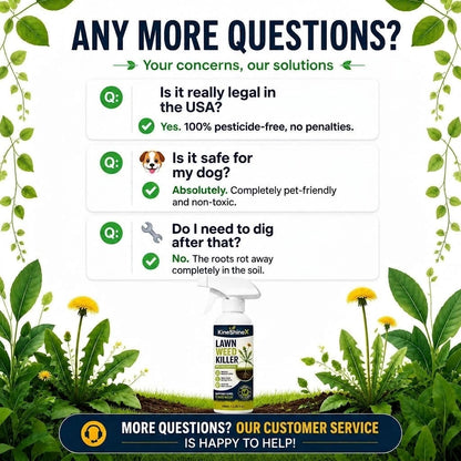 ⚡ [Easy and stress-free weeding in the garden] Herbicide for domestic use