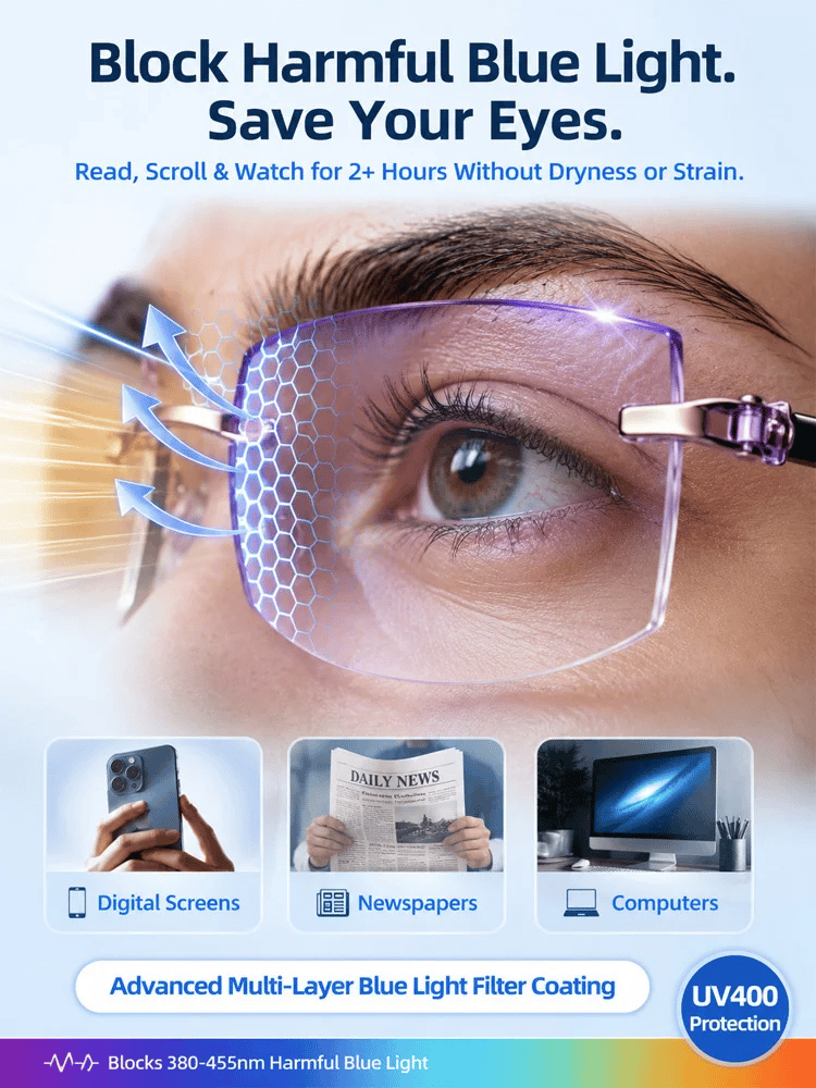 🔥Last Day BUY 1 GET 1 FREE EACH $9.49 ONLY🔥Smart Zoom Diamond-Cut Reading Glasses（2）