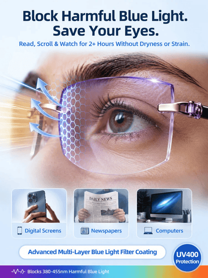 🔥Last Day BUY 1 GET 1 FREE EACH $9.49 ONLY🔥Smart Zoom Diamond-Cut Reading Glasses（2）
